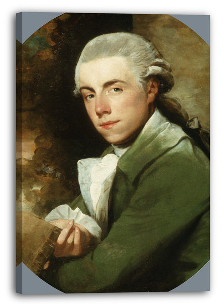 Leinwandbild Gilbert Stuart - Mann in einem grünen Mantel