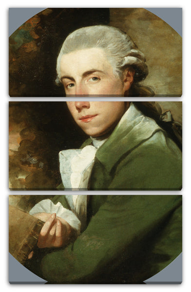 Leinwandbild Gilbert Stuart - Mann in einem grünen Mantel