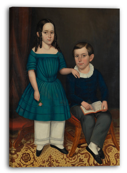 Leinwandbild Joseph Whiting Stock - John und Louisa Stock