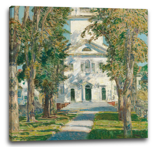 Leinwandbild Childe Hassam - Die Kirche in Gloucester