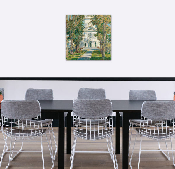 Leinwandbild Childe Hassam - Die Kirche in Gloucester