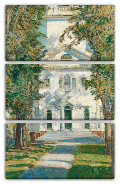 Leinwandbild Childe Hassam - Die Kirche in Gloucester