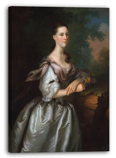 Leinwandbild Joseph Blackburn - Frau Samuel Cutts