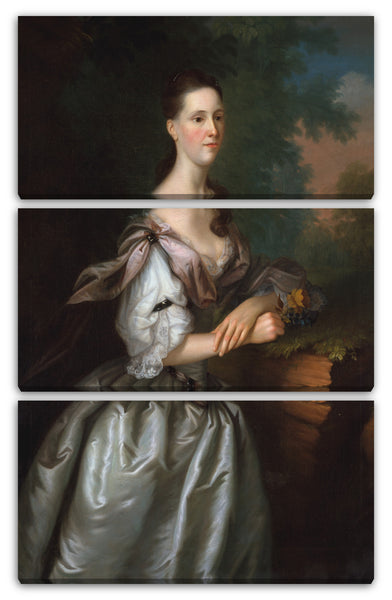Leinwandbild Joseph Blackburn - Frau Samuel Cutts