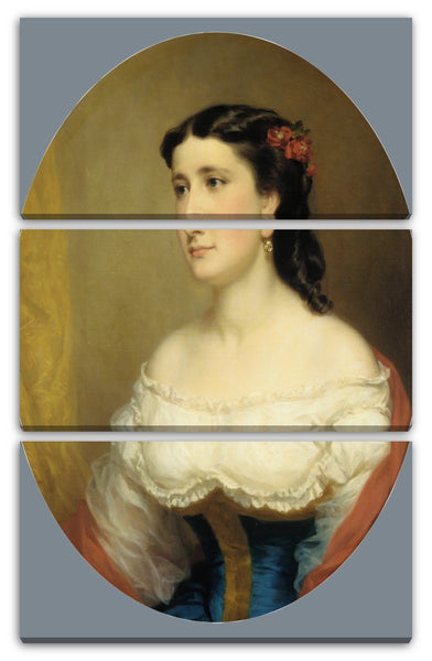 Leinwandbild George Augustus Bäcker Jr. - Frau William Loring Andrews