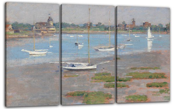 Leinwandbild Theodore Robinson - Ebbe, Riverside Yacht Club