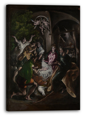 Leinwandbild El Greco - Die Anbetung der Hirten