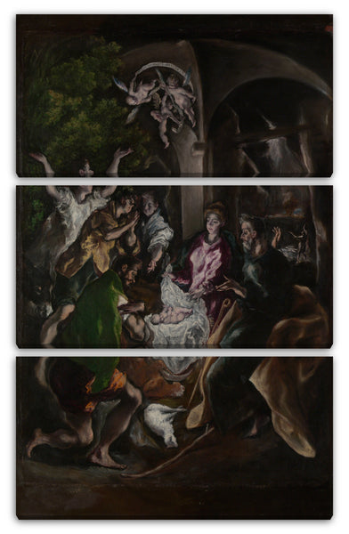 Leinwandbild El Greco - Die Anbetung der Hirten
