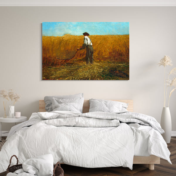 Leinwandbild Winslow Homer - The Veteran in a New Field