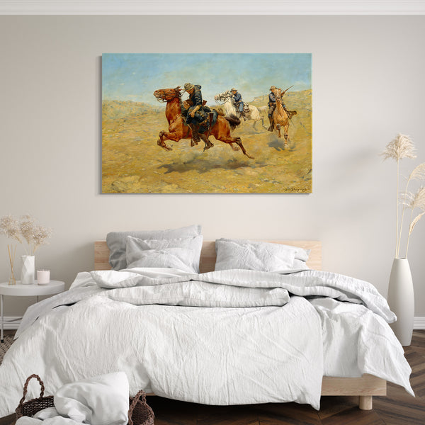 Leinwandbild Charles Schreyvogel - Mein Bunkie