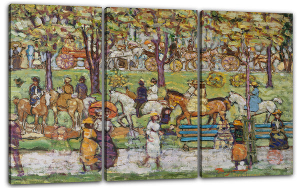 Leinwandbild Maurice Brazil Prendergast - Central Park