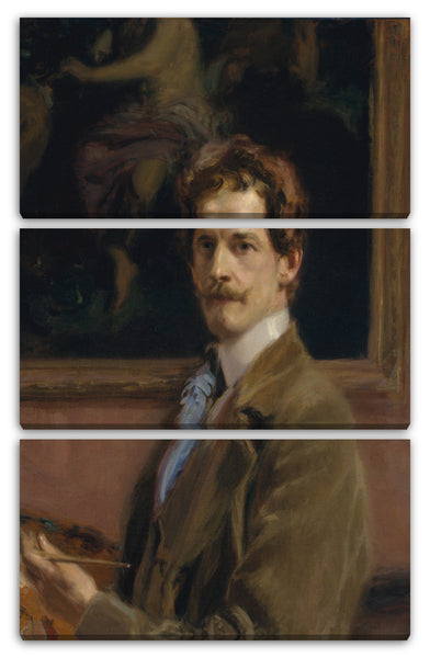 Leinwandbild Frederick William MacMonnies - Selbstporträt