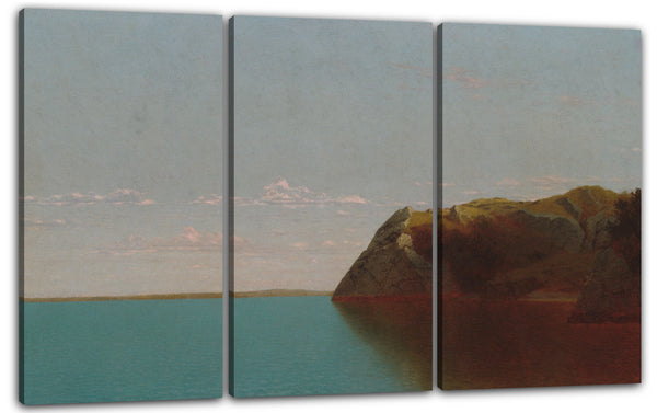 Leinwandbild John Frederick Kensett - Newport-Felsen