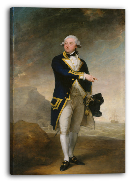 Leinwandbild Gilbert Stuart - Kapitän John Gell