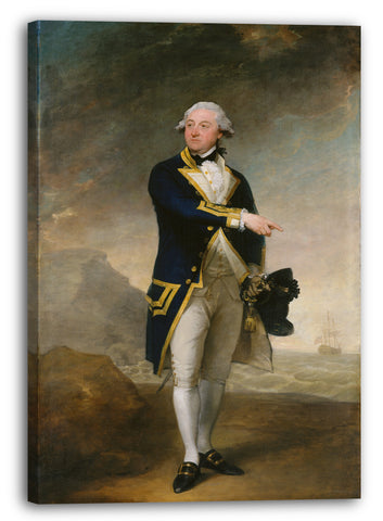 Leinwandbild Gilbert Stuart - Kapitän John Gell