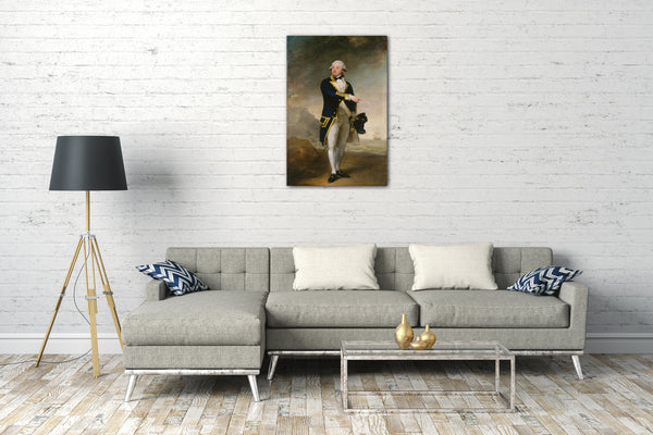 Leinwandbild Gilbert Stuart - Kapitän John Gell
