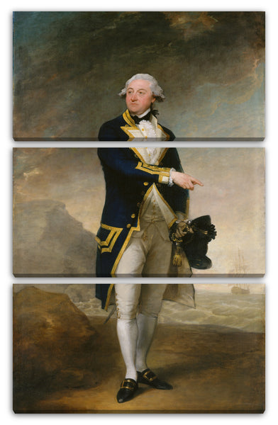 Leinwandbild Gilbert Stuart - Kapitän John Gell