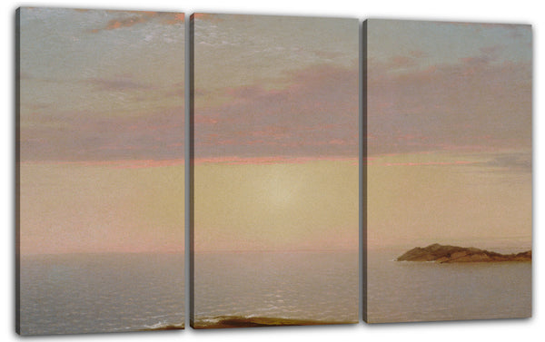 Leinwandbild John Frederick Kensett - Sonnenuntergang
