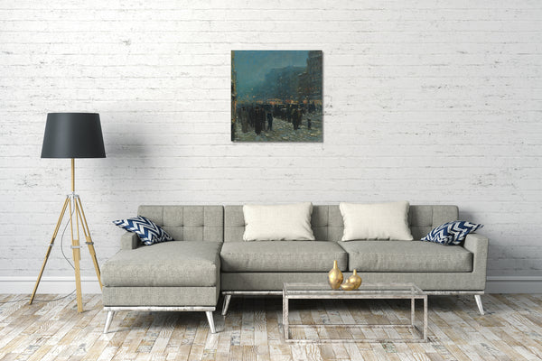 Leinwandbild Childe Hassam - Broadway und 42. Straße