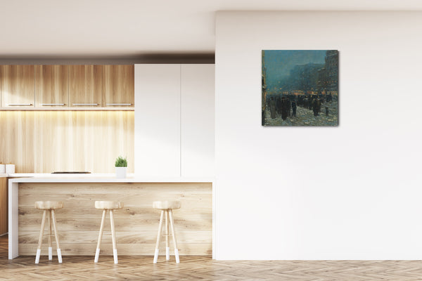 Leinwandbild Childe Hassam - Broadway und 42. Straße