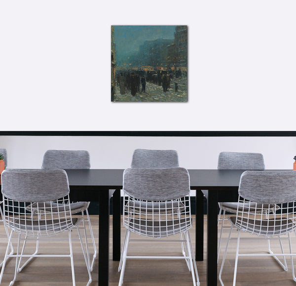 Leinwandbild Childe Hassam - Broadway und 42. Straße