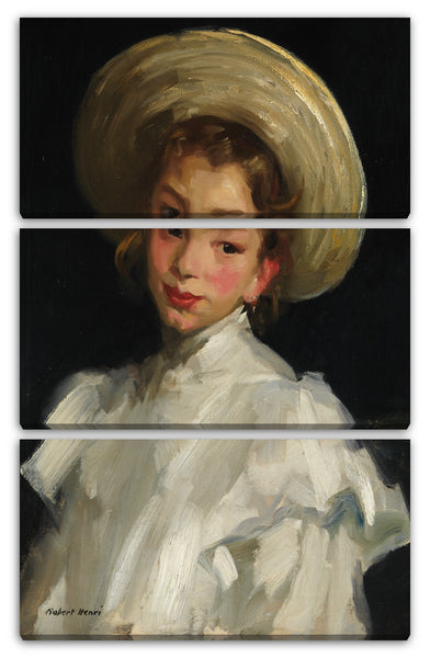 Leinwandbild Robert Henri - Holländisches Mädchen in Weiß