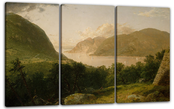 Leinwandbild John Frederick Kensett - Hudson River Szene
