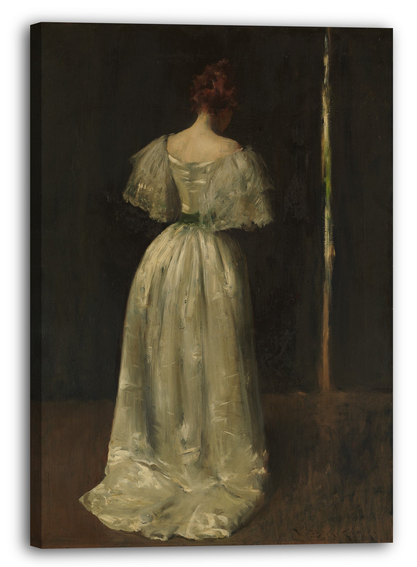Leinwandbild William Merritt Chase - Dame des siebzehnten Jahrhunderts