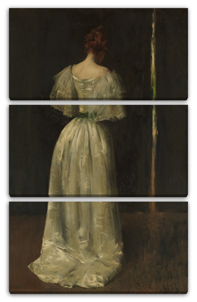 Leinwandbild William Merritt Chase - Dame des siebzehnten Jahrhunderts