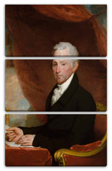Leinwandbild Gilbert Stuart - James Monroe