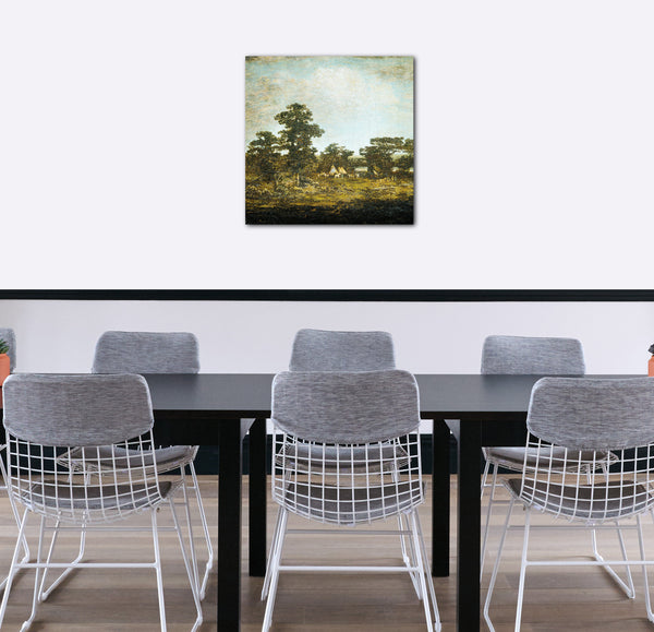 Leinwandbild Ralph Albert Blakelock - Ein indisches Lager