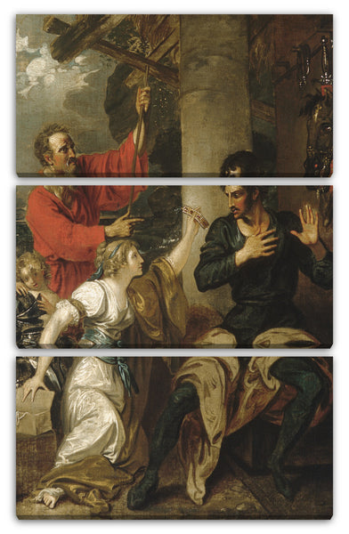 Leinwandbild Benjamin West - The Damsel and Orlando