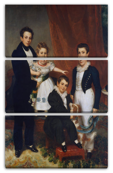 Leinwandbild Samuel Lovett Waldo - Die Knapp-Kinder
