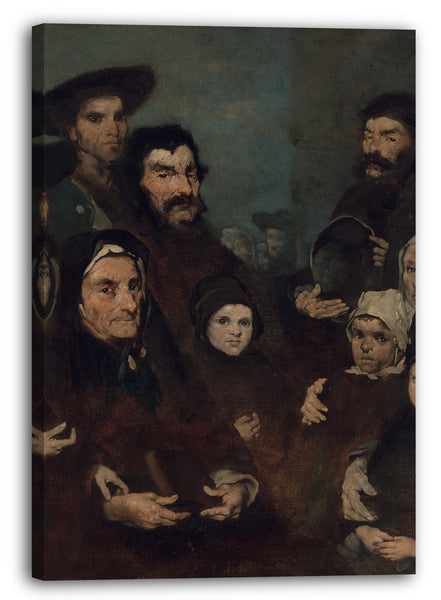 Leinwandbild Théodule-Augustin Ribot - Bretonische Fischer und ihre Familien
