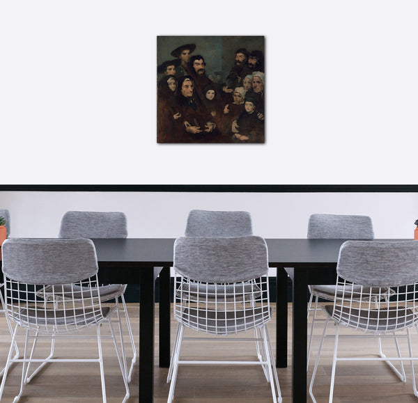 Leinwandbild Théodule-Augustin Ribot - Bretonische Fischer und ihre Familien