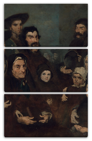Leinwandbild Théodule-Augustin Ribot - Bretonische Fischer und ihre Familien