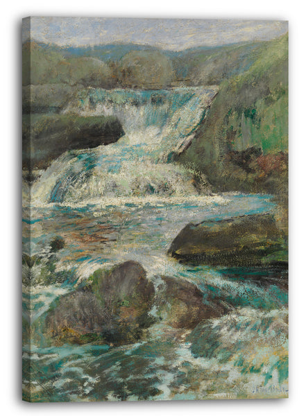 Leinwandbild John Henry Twachtman - Horsenshals-Wasserfälle