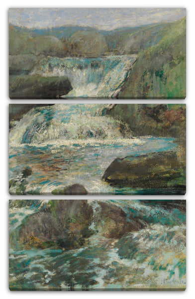Leinwandbild John Henry Twachtman - Horsenshals-Wasserfälle