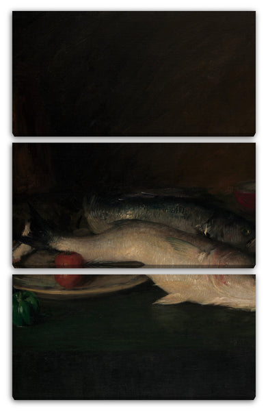 Leinwandbild William Merritt Chase - Stillleben: Fisch