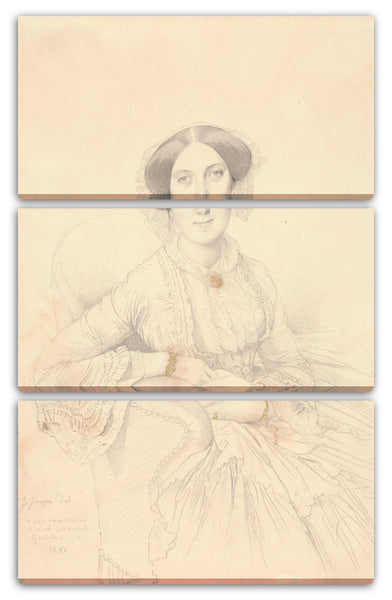Leinwandbild Jean Auguste Dominique Ingres - Madame Félix Gallois