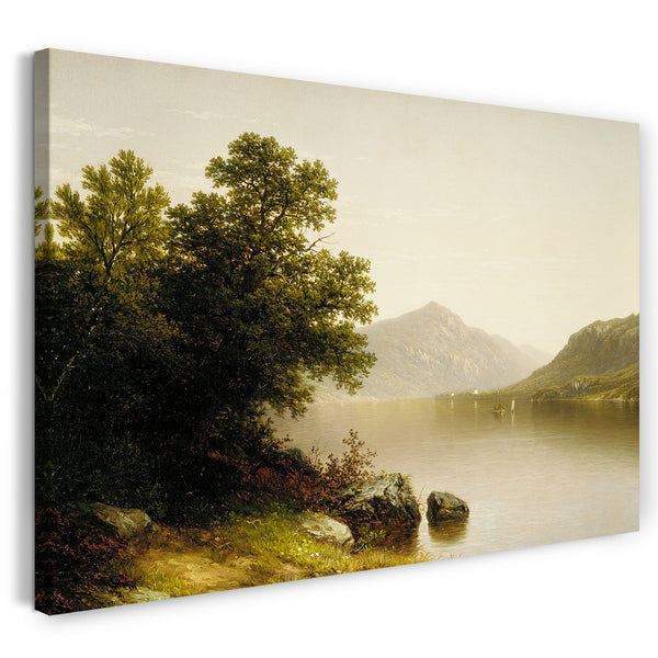 Leinwandbild John William Casilear - Lake George