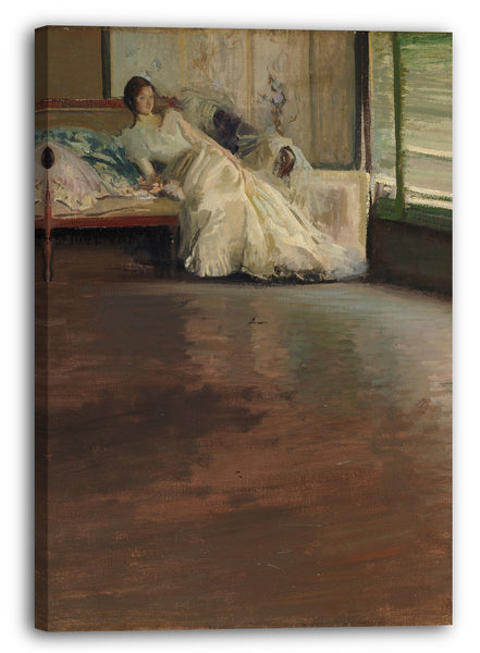 Leinwandbild Edmund Charles Tarbell - Auf der anderen Seite des Zimmers
