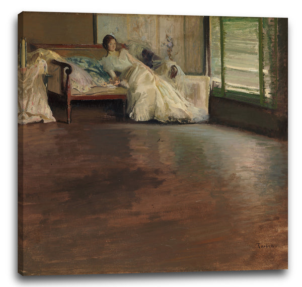 Leinwandbild Edmund Charles Tarbell - Auf der anderen Seite des Zimmers