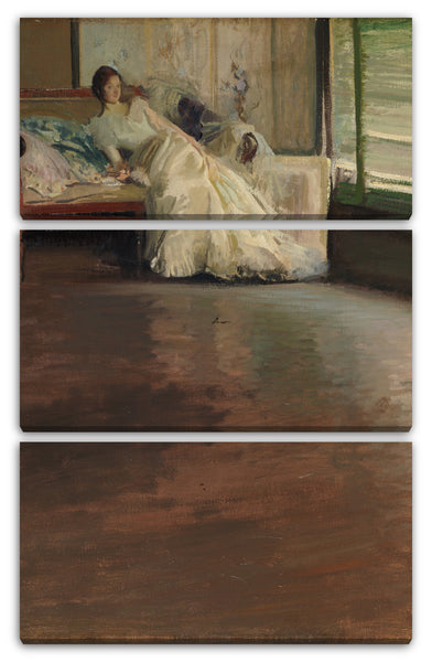 Leinwandbild Edmund Charles Tarbell - Auf der anderen Seite des Zimmers