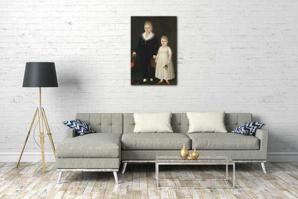 Leinwandbild Joshua Johnson - Edward und Sarah Rutter