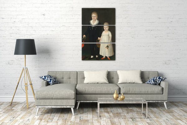 Leinwandbild Joshua Johnson - Edward und Sarah Rutter