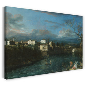 Leinwandbild Bernardo Bellotto - Vaprio d'Adda