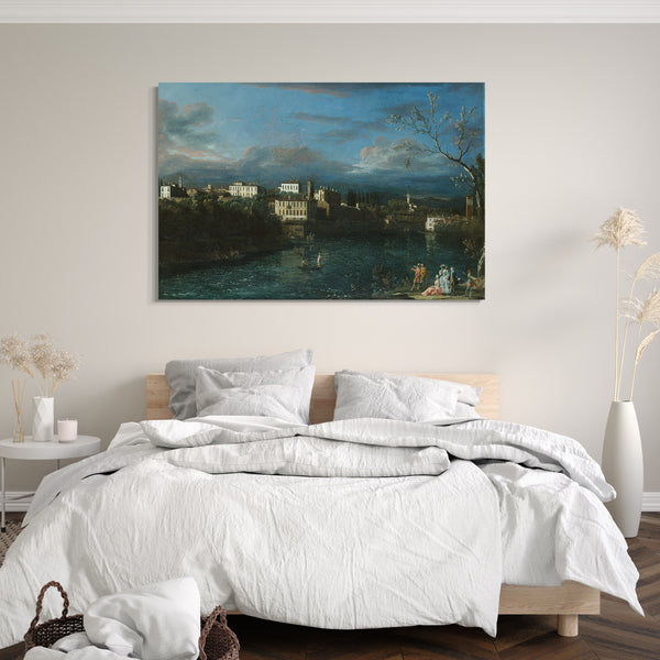 Leinwandbild Bernardo Bellotto - Vaprio d'Adda
