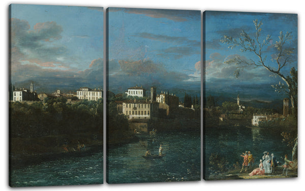 Leinwandbild Bernardo Bellotto - Vaprio d'Adda