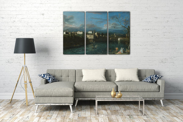 Leinwandbild Bernardo Bellotto - Vaprio d'Adda